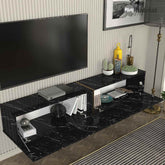 Meuble TV Domus LED - Noir Marbré