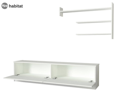 Meuble TV Alvario - Blanc