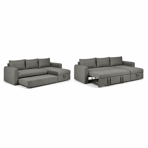 Canapé d'Angle Convertible avec Rangement - Vesto