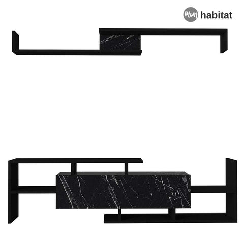 Meuble TV Cavara - Noir