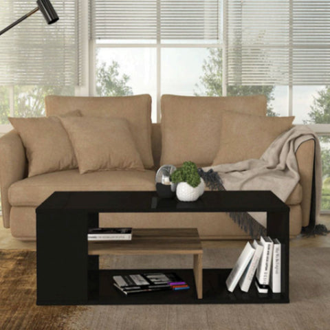 Lunara Table Basse - Noir Marbré